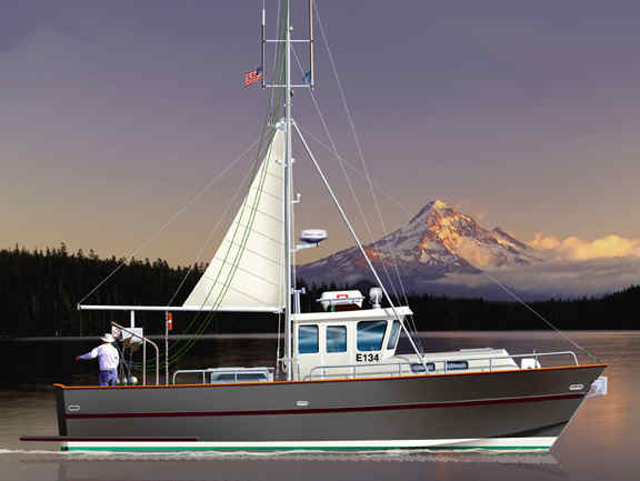 Boat plan Roberts Coastworker 25 fishing work boat